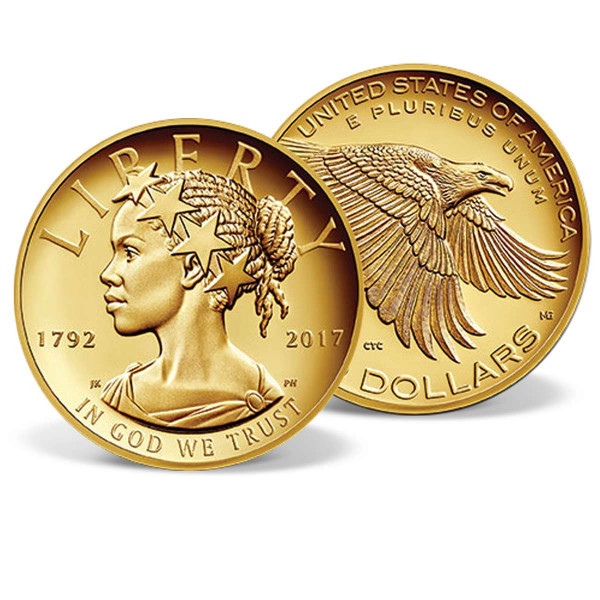 Золото 12 5. Монета Либерти 2017. Американская Золотая 100 долларовая монета. 10 Долларов 2017 года. 1 Доллар 2017 цена.